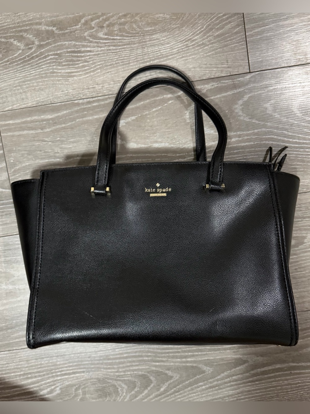 Kate Spade - Black Leather Tote Bag